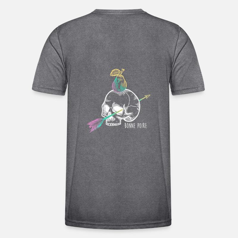 Skull pear white T-shirt sport Homme