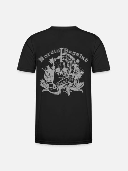 Nordic Bagalut - Männer Funktions-T-Shirt - Schwarz