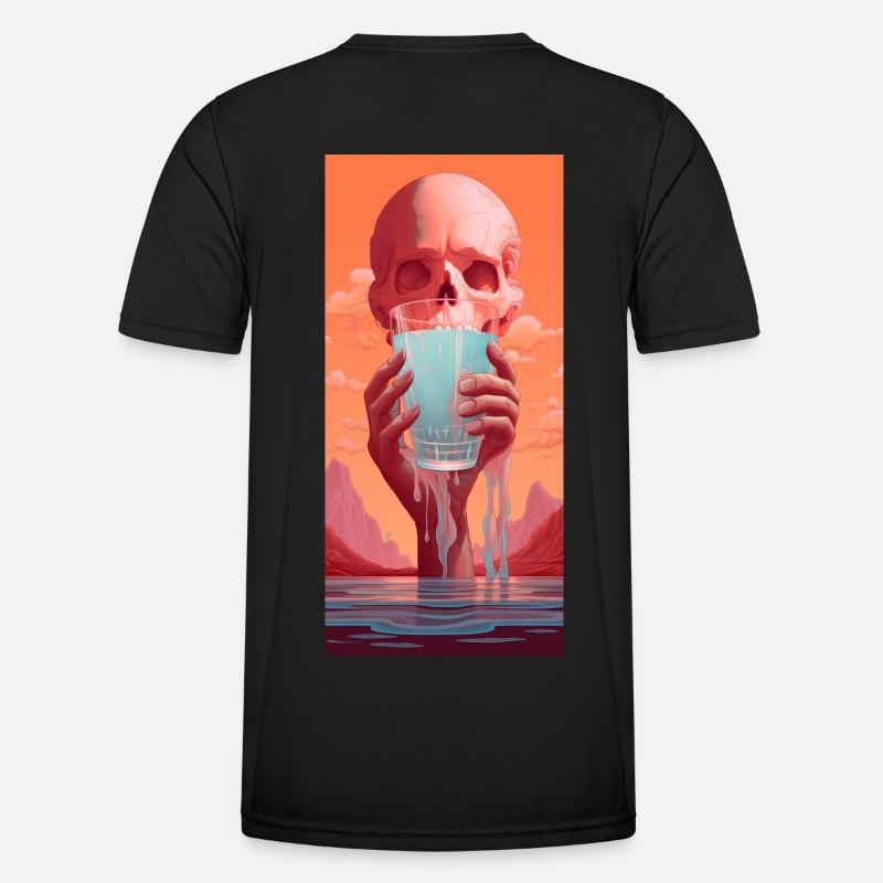 Stay Hydrated While You Suffer - Men's Functional T-Shirt - black