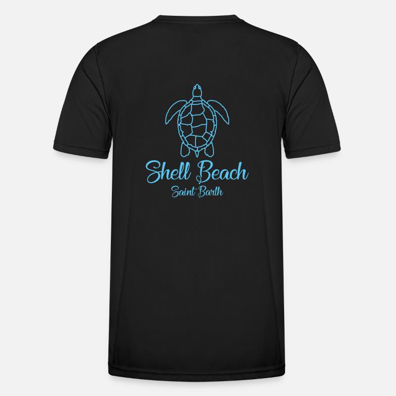 PE32 Shel Beach Saint Barth - Men's Functional T-Shirt - black