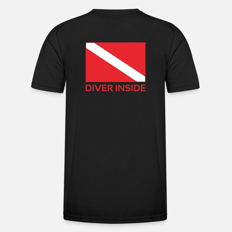 ScubaDiver Inside Men's Functional T-Shirt