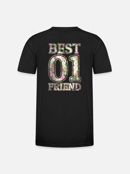 Best Friend - Männer Funktions-T-Shirt - Schwarz