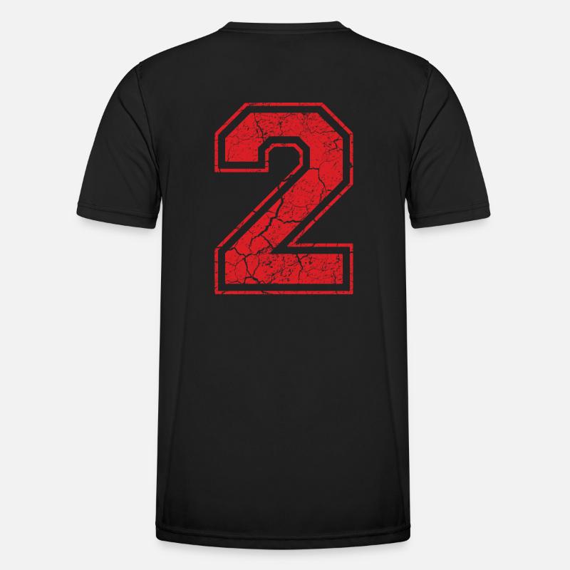 2 two zwei rot (uk) Männer Funktions-T-Shirt