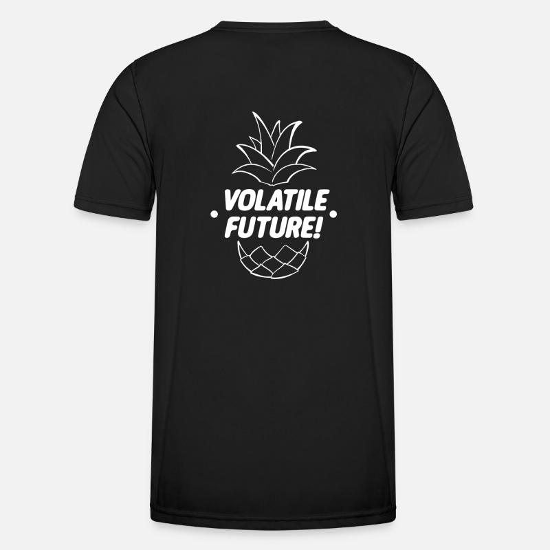 VOLATILE FUTURE! White - Männer Funktions-T-Shirt - Schwarz