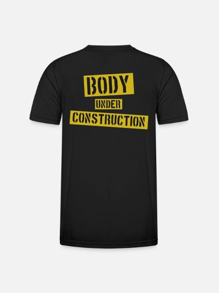 Body under Construction - Men's Functional T-Shirt - black