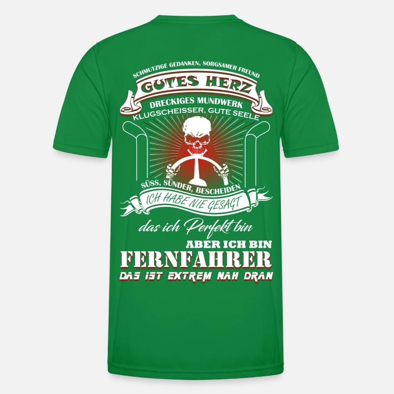 Fernfahrer sind fast Perfekt Männer Funktions-T-Shirt