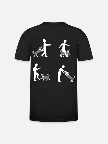 Dog Dancing 3-1 - Men's Functional T-Shirt - black