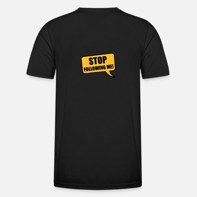 stop - Men's Functional T-Shirt - black