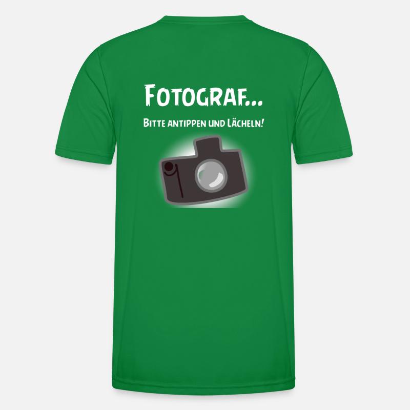 Fotograf - Bitte antippen Männer Funktions-T-Shirt