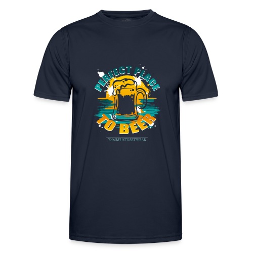 a perfect place to beer - Männer Funktions-T-Shirt