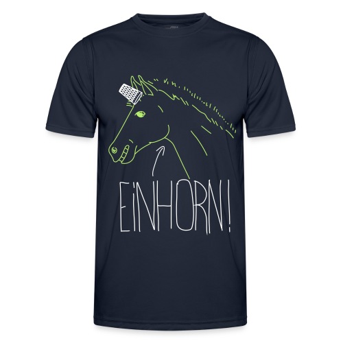 Einhorn - Männer Funktions-T-Shirt