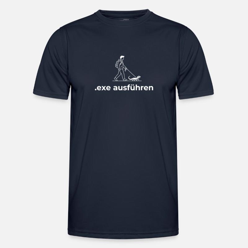 Sys Admin Programmierer Informatiker - Männer Funktions-T-Shirt - Navy
