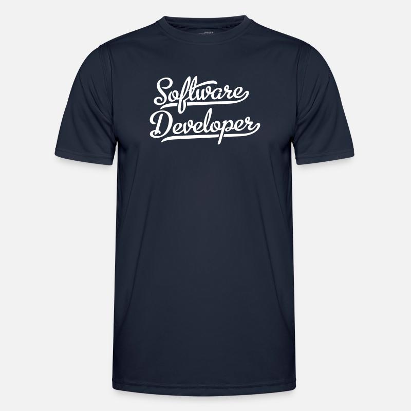 Software Developer - Männer Funktions-T-Shirt - Navy