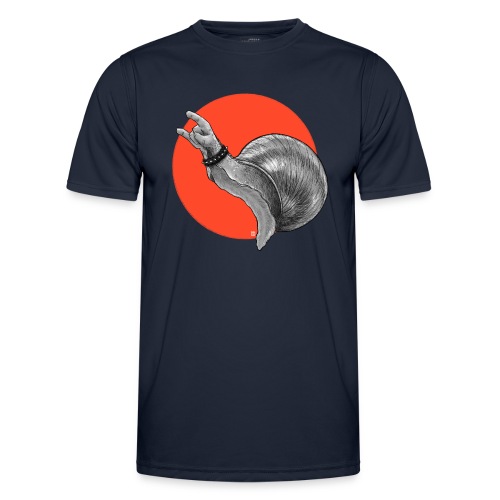 Ślimak metalowy - Funkcjonalna koszulka męska