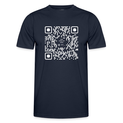 QR The New Internet Should not Be Blockchain Based W - Men's Functional T-Shirt