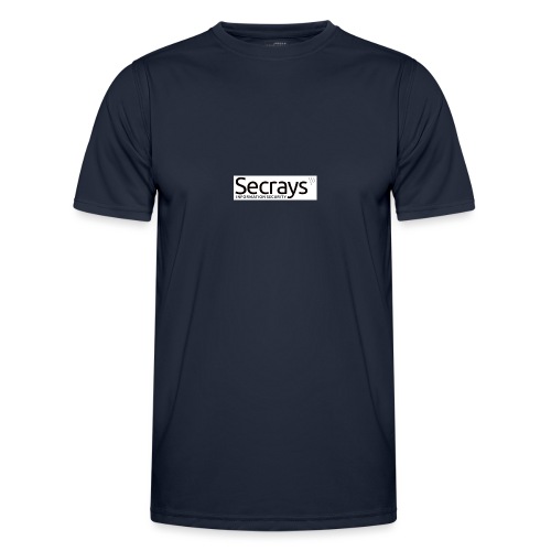 logo musta teksti - Miesten tekninen t-paita