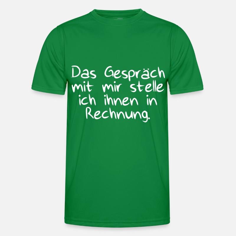 Das Gespräch mit Rechnung Männer Funktions-T-Shirt