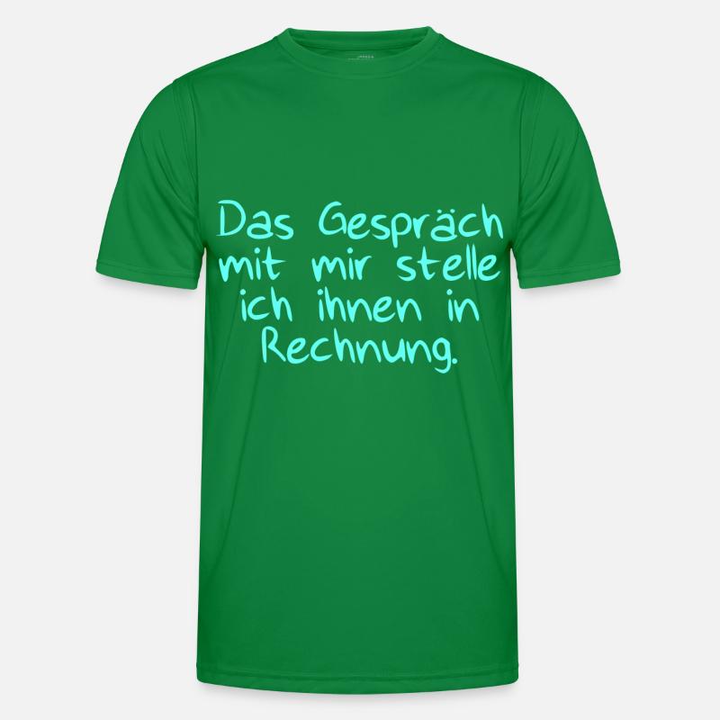 Das Gespräch mit Rechnung Männer Funktions-T-Shirt