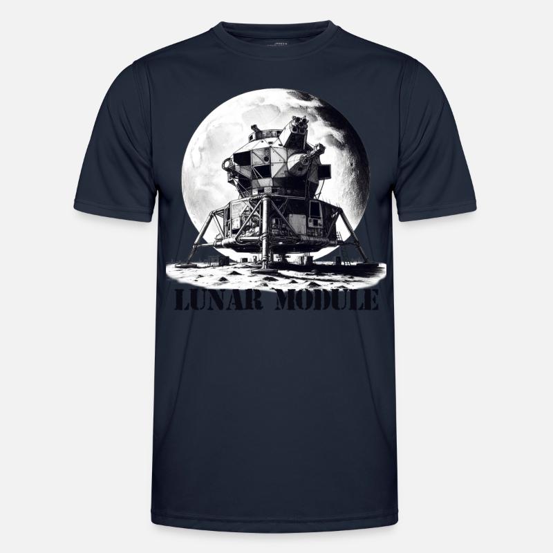 Lunar Module Männer Funktions-T-Shirt