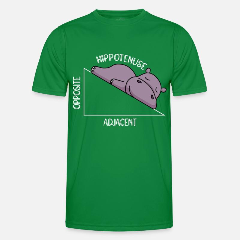Algebra Math Student Math Teacher Hippotenuse Men's Functional T-Shirt