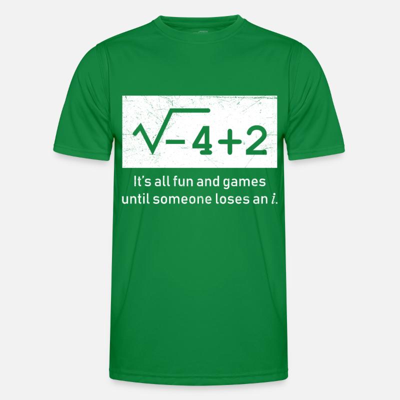 Complex numbers funny math Men's Functional T-Shirt