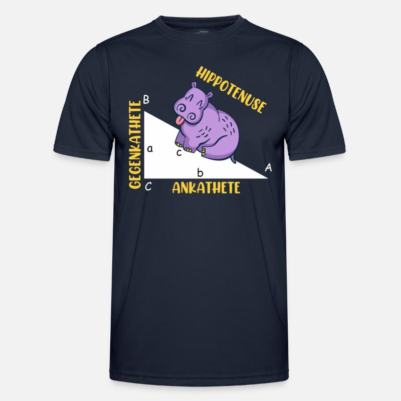 Hippotenuse Math T-shirt sport Homme