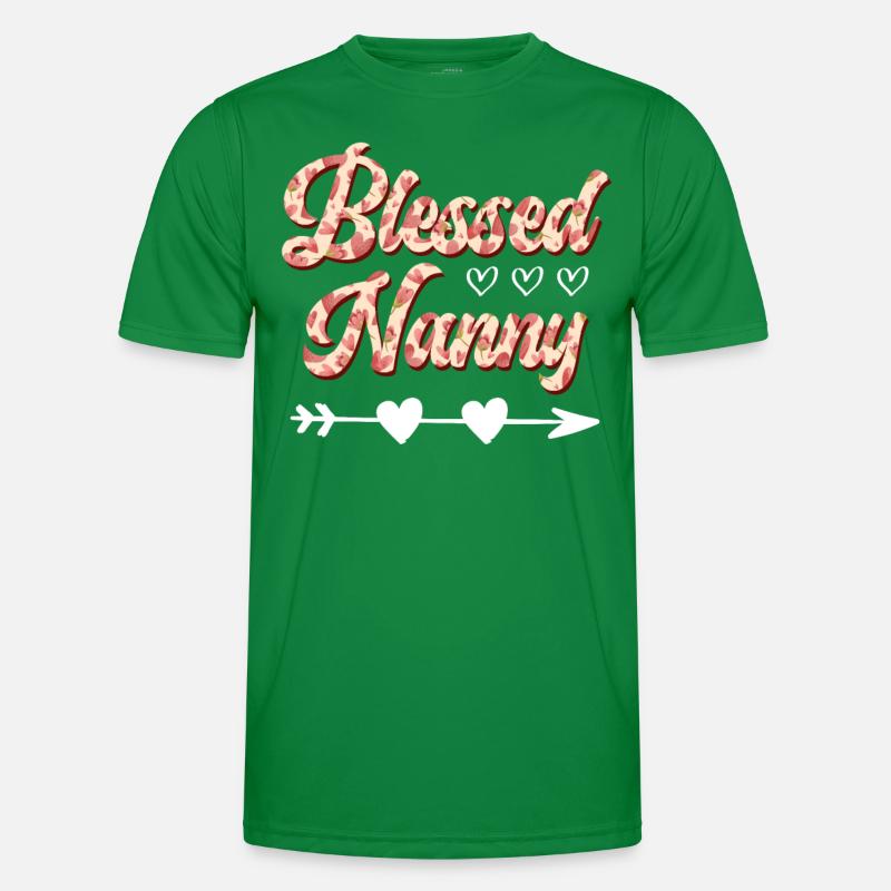 Blessed Nanny you are the best childminder Men's Functional T-Shirt