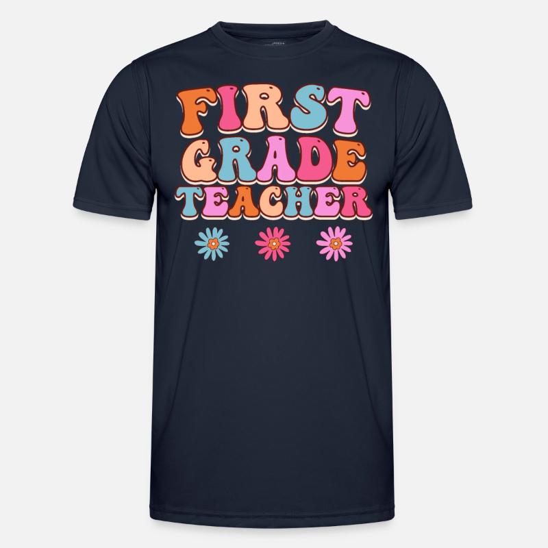 Første klasse klasselærer Jeg er lærer - Funktionsshirt til herrer - marineblå