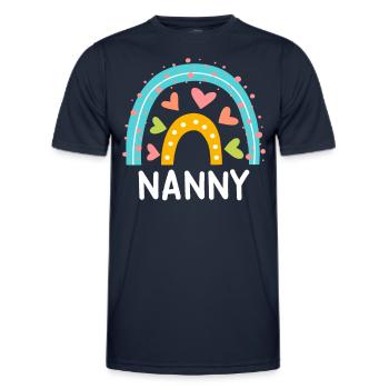 Rainbow Love Je suis assistante maternelle - T-shirt sport Homme - bleu marine - Devant - AI Model Male 178 dark (178cm)