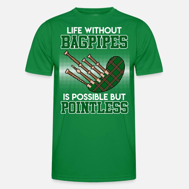 Possible mais inutile Vie sans cornemuse T-shirt sport Homme