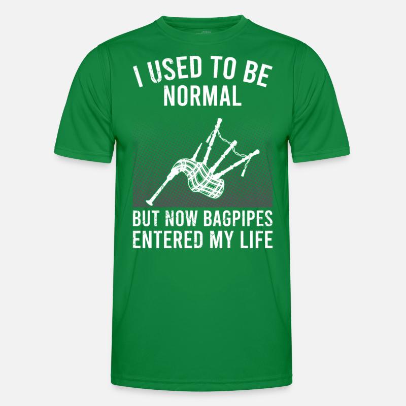 J’étais normal Maintenant je joue de la cornemuse T-shirt sport Homme