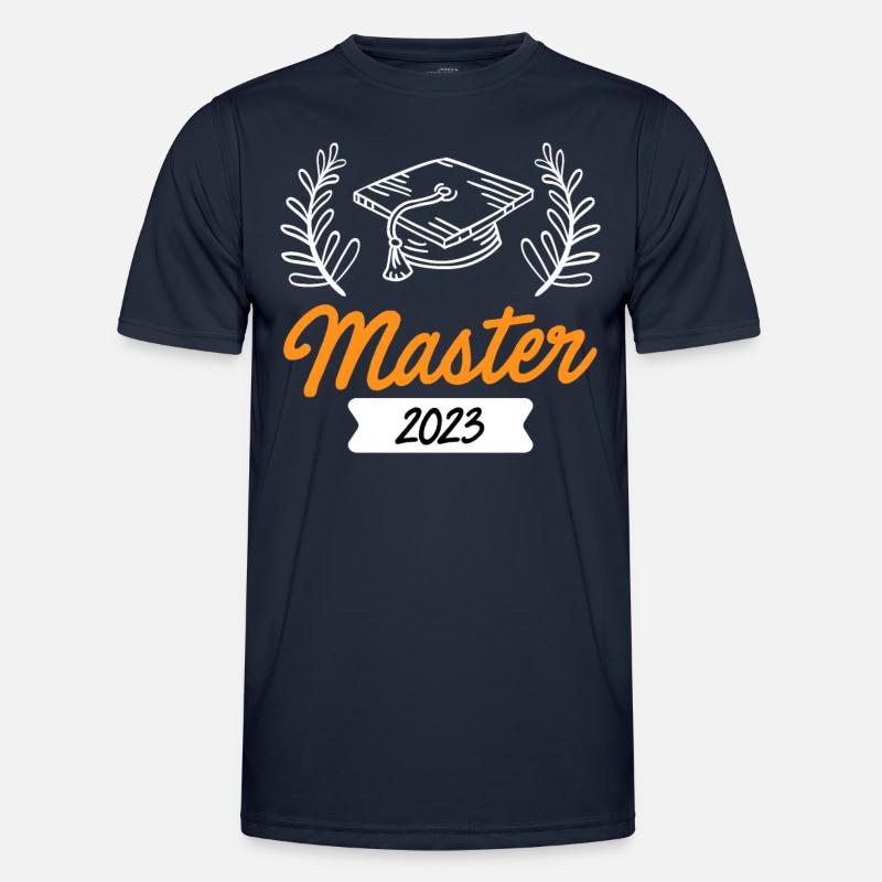 Master 2023 Masterstudium Studium Master Abschluss - Männer Funktions-T-Shirt - Navy