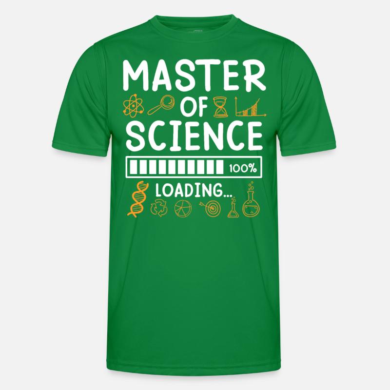 Master Abschluss Masterarbeit Master of Science Männer Funktions-T-Shirt