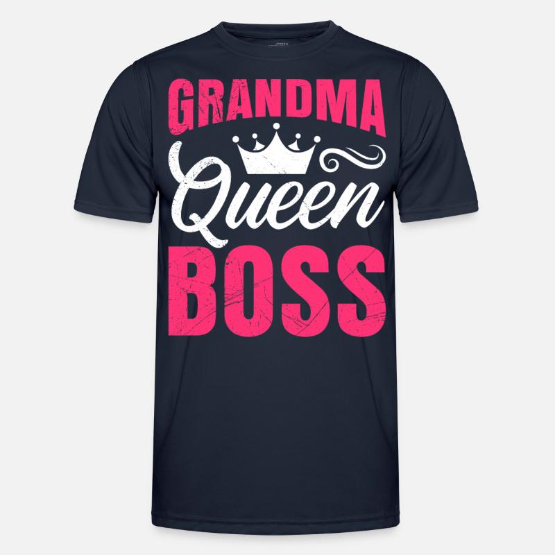 Grandma Boss Oma Chefin Großmutter Muttertag Männer Funktions-T-Shirt