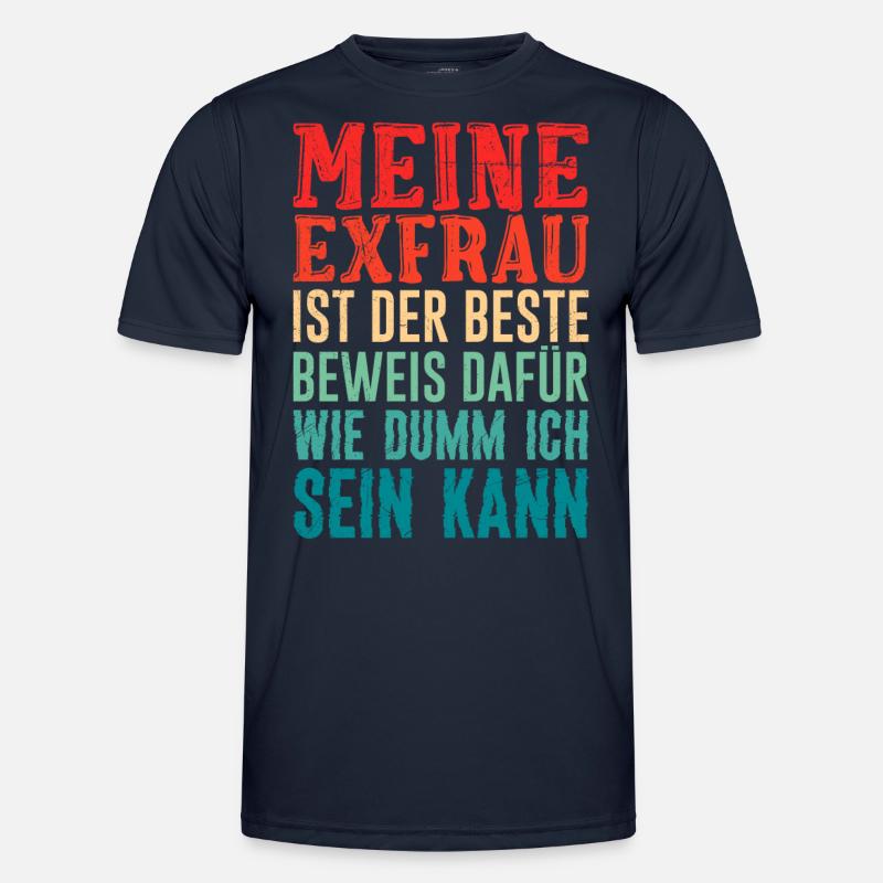 Scheidungsparty cooler Ex Mann Scheidung Männer Funktions-T-Shirt