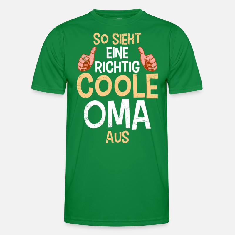 Coole Oma Weltbeste Oma Muttertag Großmutter Männer Funktions-T-Shirt