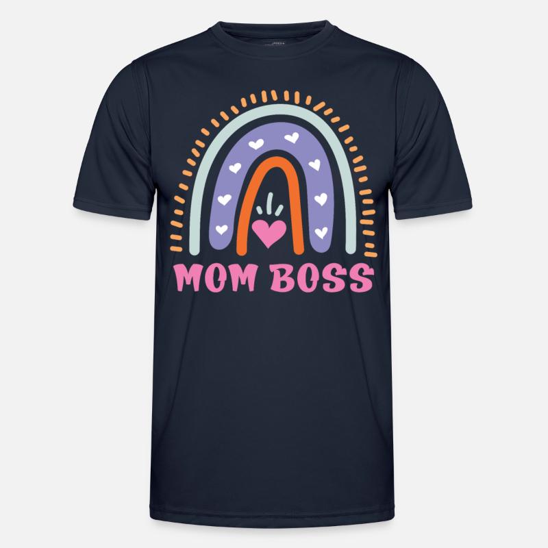 Mama Boss Muttertag starke Mama coole Mutter Männer Funktions-T-Shirt