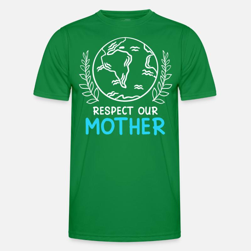 Rettet die Erde Umweltschützer Mutter Erde Männer Funktions-T-Shirt