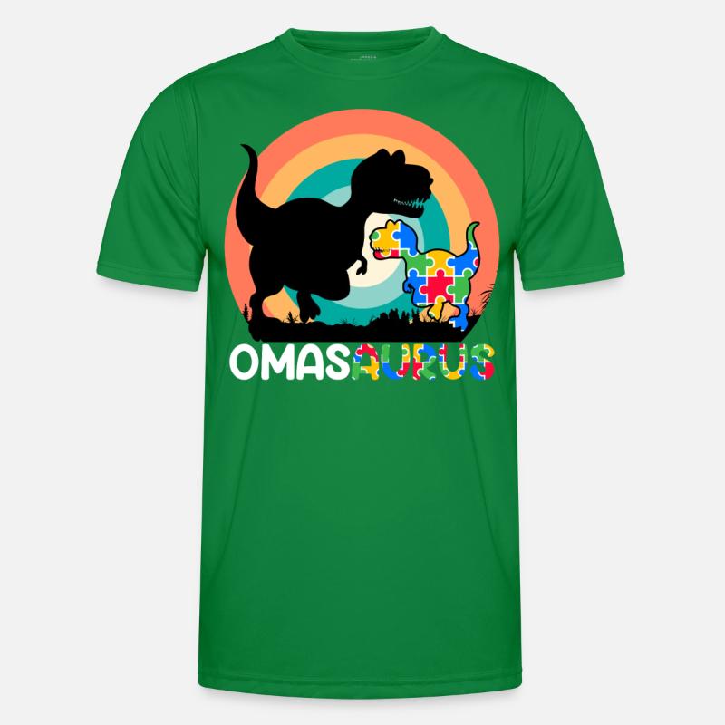 Omasaurus Muttertag Grandma Mama Tag Oma Männer Funktions-T-Shirt