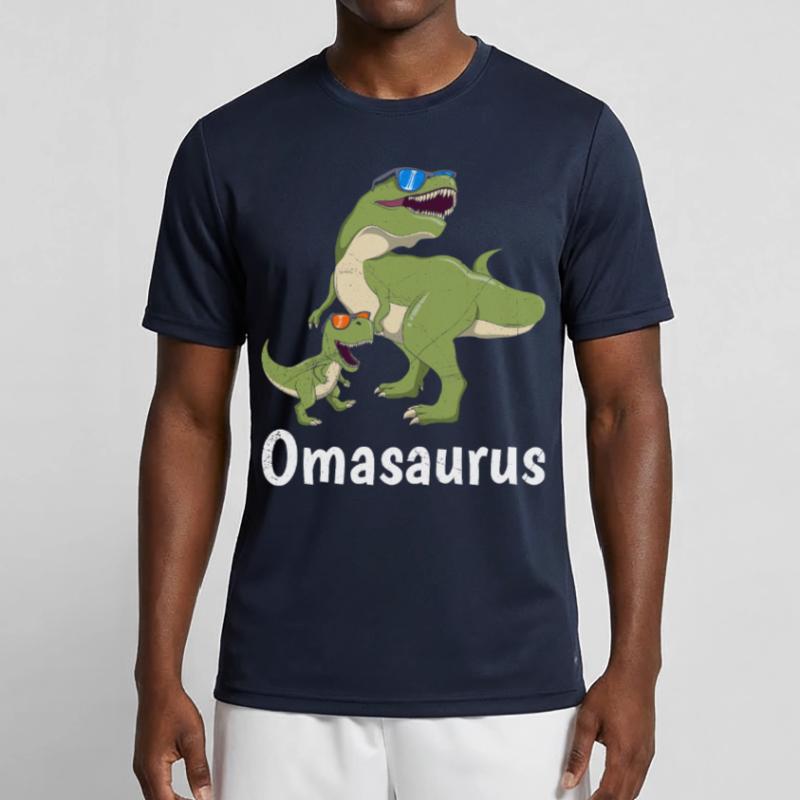 Omasaurus Muttertag Großmutter Dinosaurier Männer Funktions-T-Shirt