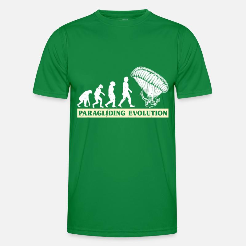 Paragliding Evolution Gleitschirmflieger Männer Funktions-T-Shirt