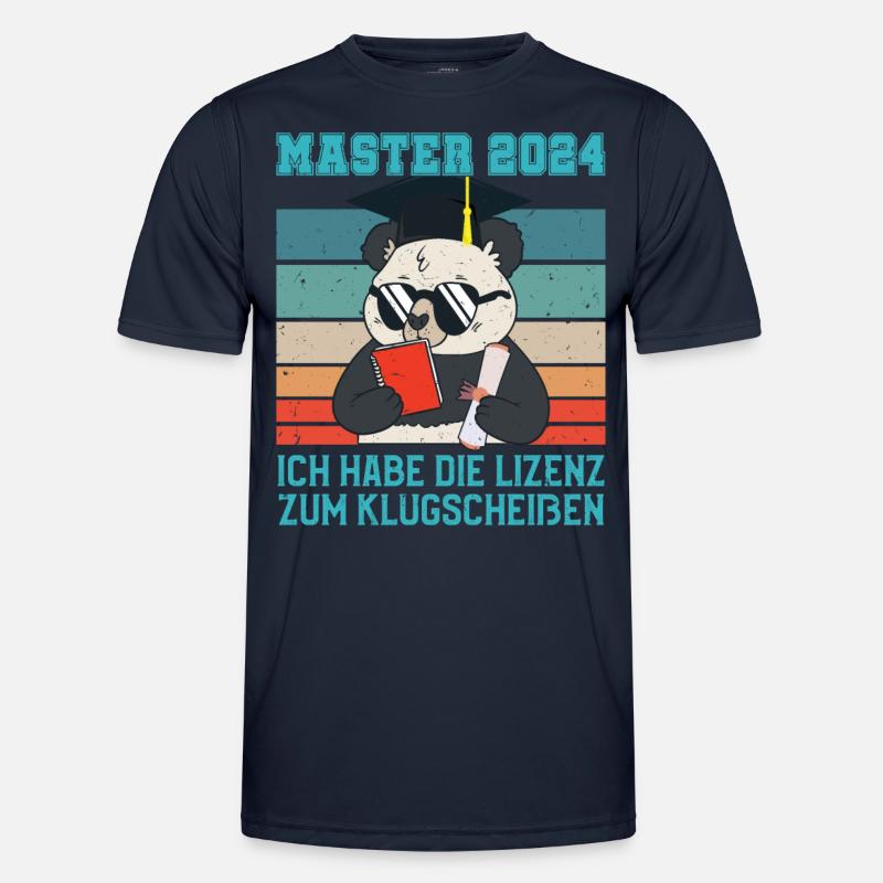 Masterabschluss Master 2024 Lizenz zum Männer Funktions-T-Shirt
