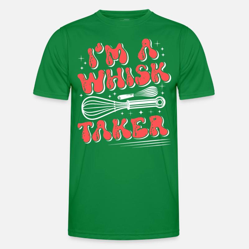 Baker Whisk Taker Baking Lover Baking Dough Men's Functional T-Shirt
