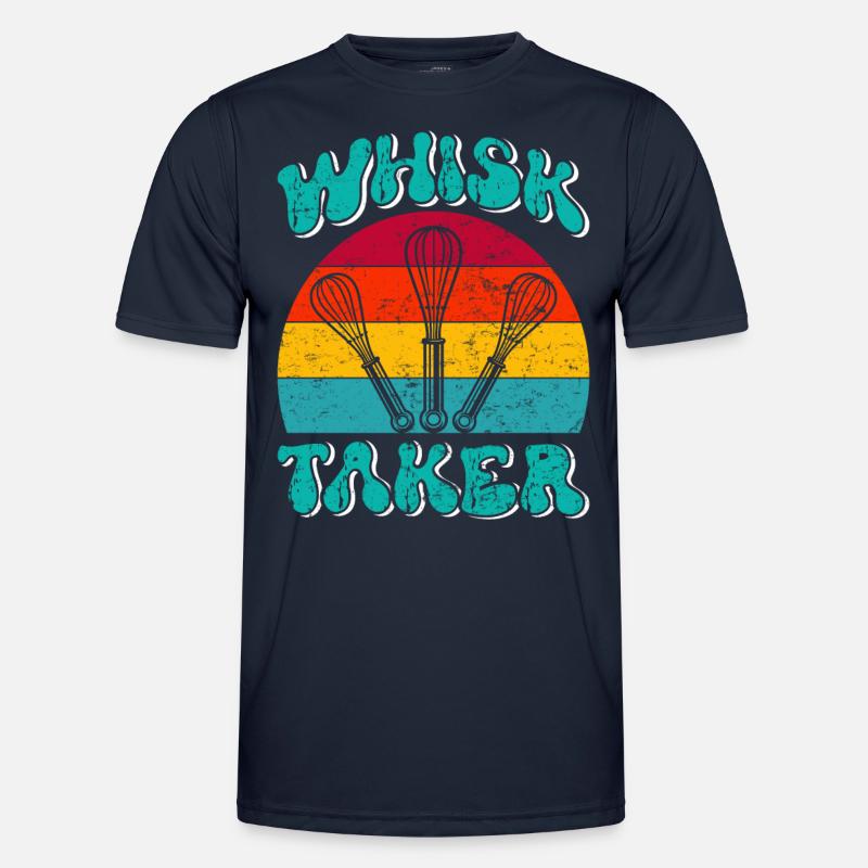Baker Whisk Taker Baking Lover Baking Dough Men's Functional T-Shirt