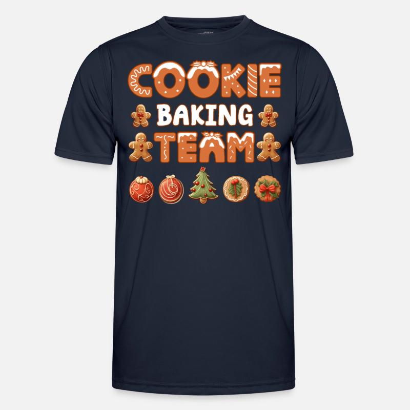 Équipe de cuisson de biscuits Noël T-shirt sport Homme