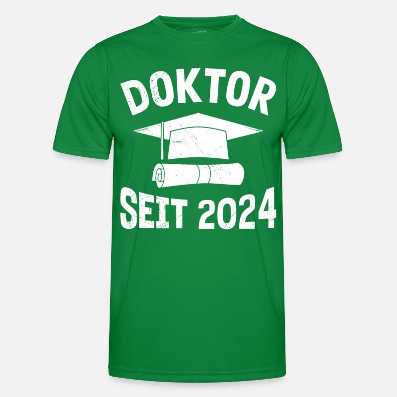 Doktor seit 2024 Dissertation Bestanden Männer Funktions-T-Shirt