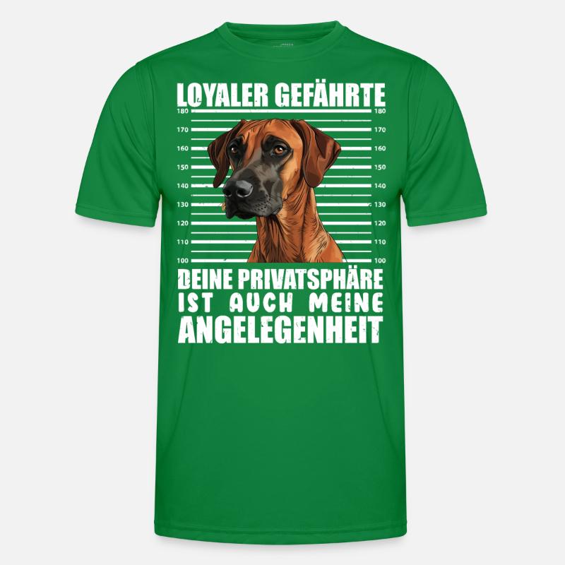 Rhodesian Ridgeback LOYALER GEFÄHRTE Hundebesitzer Männer Funktions-T-Shirt