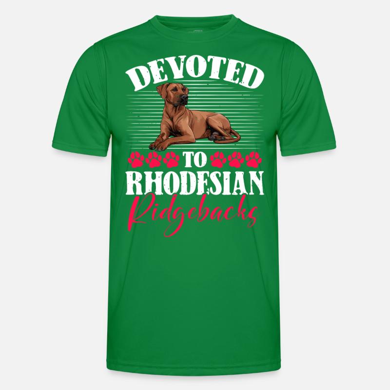 Ridgebacks DEVOTED TO RHODESIAN RIDGEBACKS Men's Functional T-Shirt