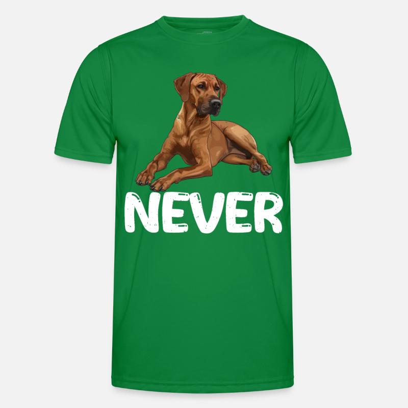 Rhodesian Ridgeback NEVER Sture Ridgebacks Männer Funktions-T-Shirt
