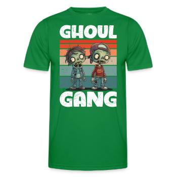 Halloween Costume Kids GHOUL GANG Spooky - Men's Functional T-Shirt - kelly green - Front - AI Model Male 178 dark (178cm)